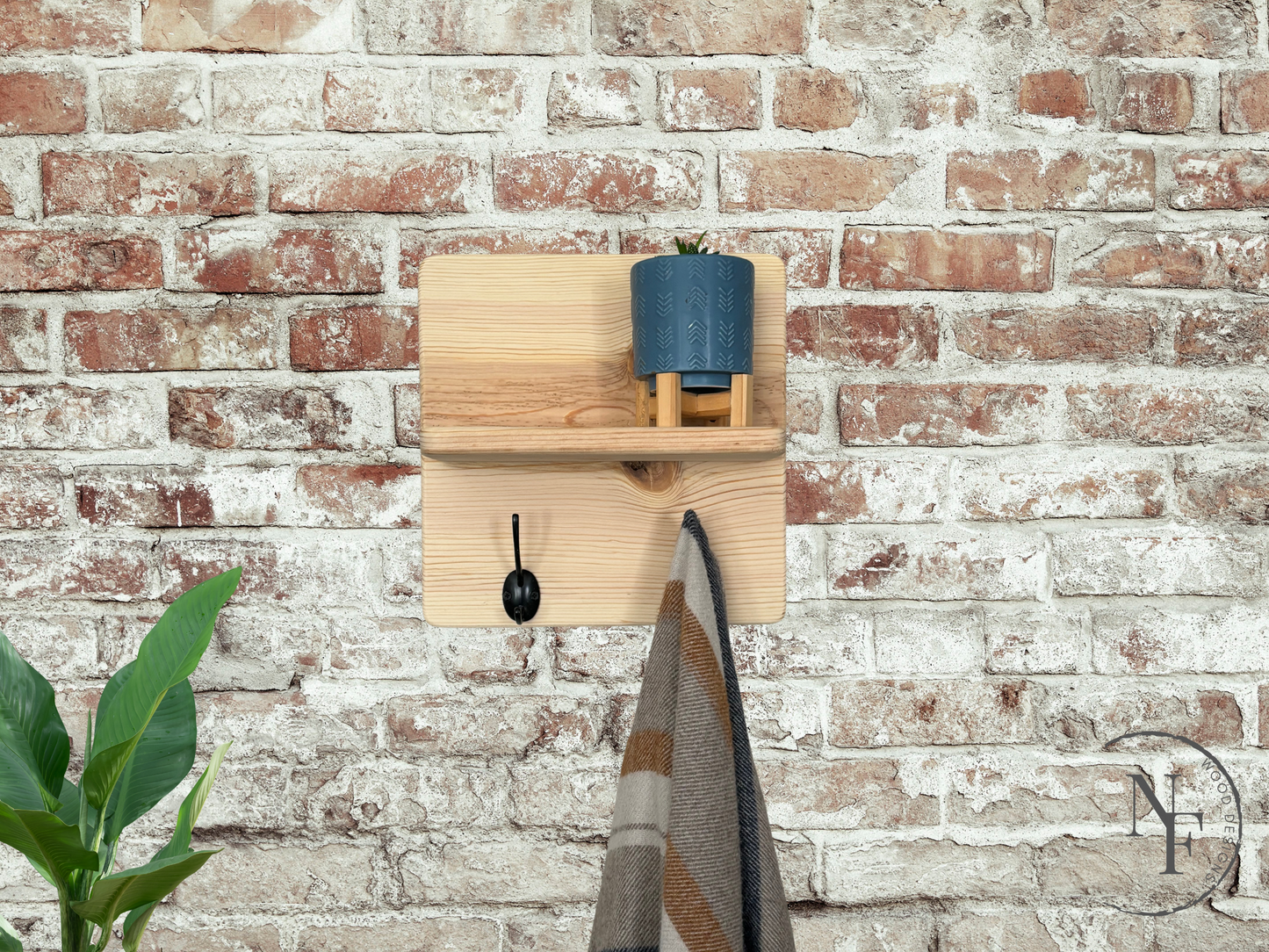 Shelve with Hooks