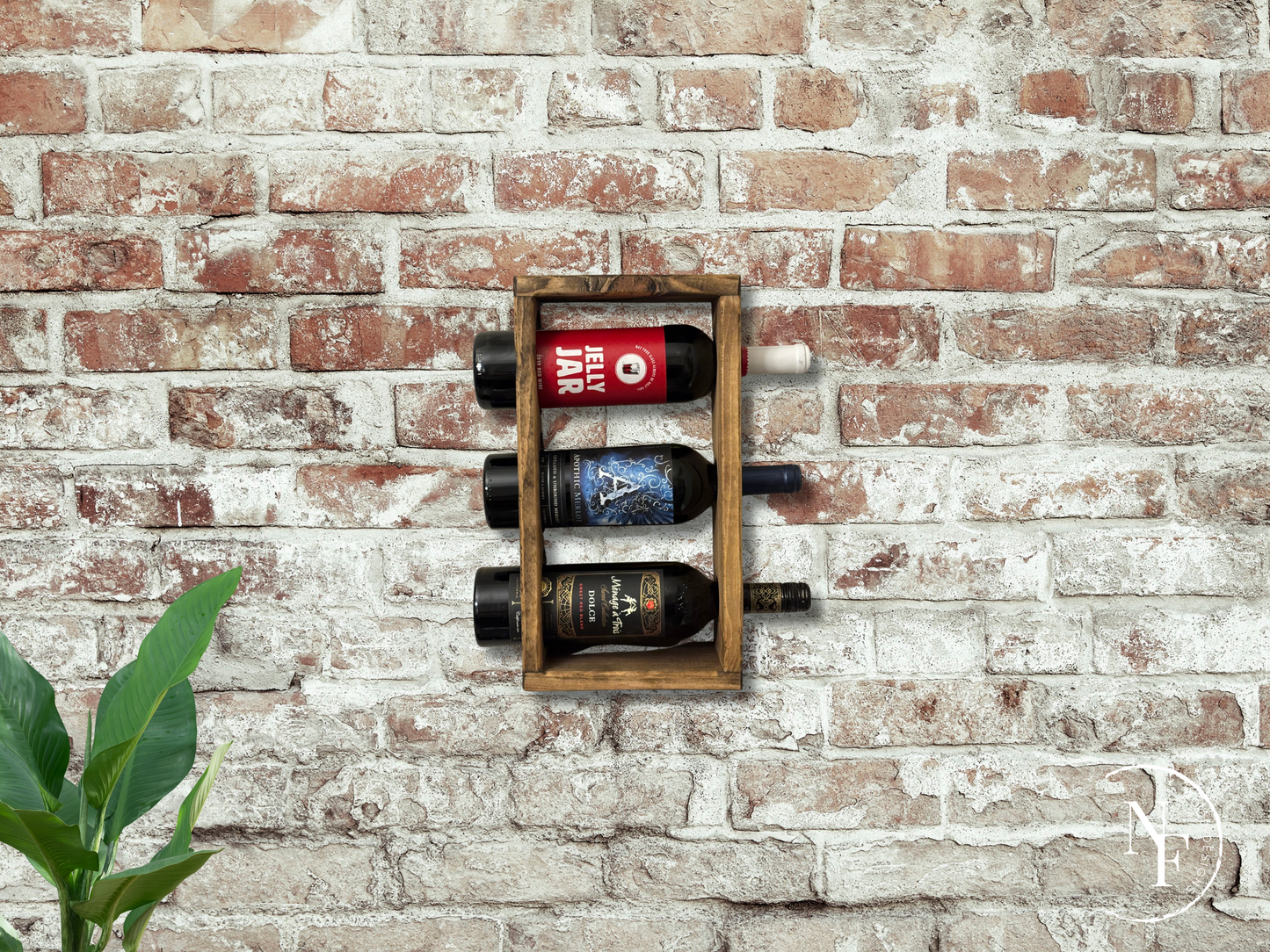 Wall Mounted or Counter Top Wine Rack