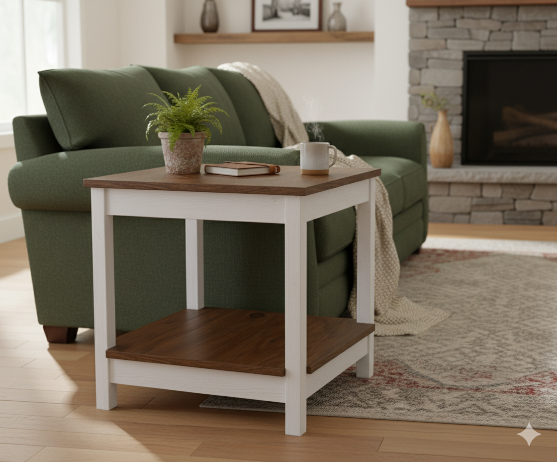 Farmhouse End Table