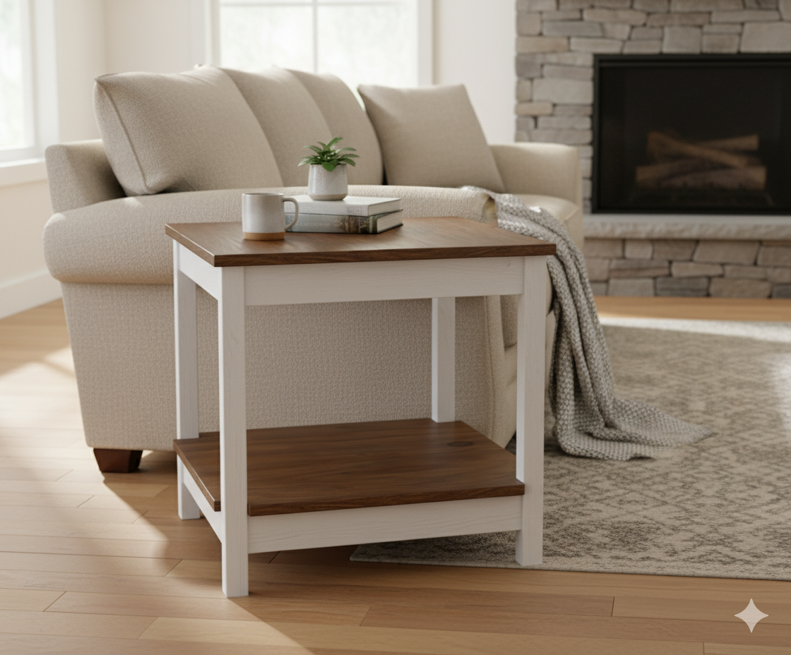 Farmhouse End Table
