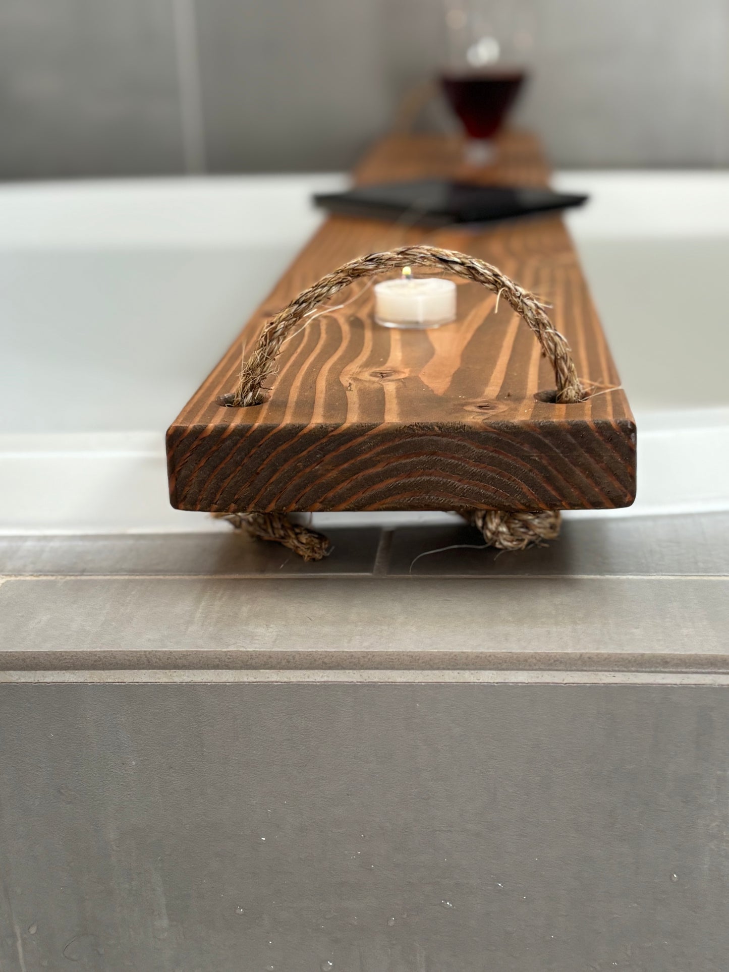 Rustic Style Bath Caddy