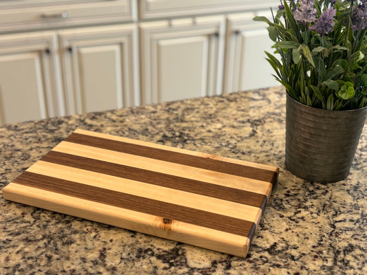 Maple and Walnut Cutting Board