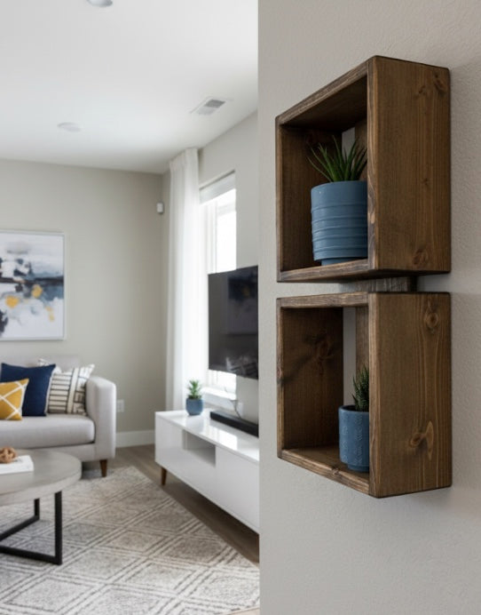 Farmhouse Square Shelving