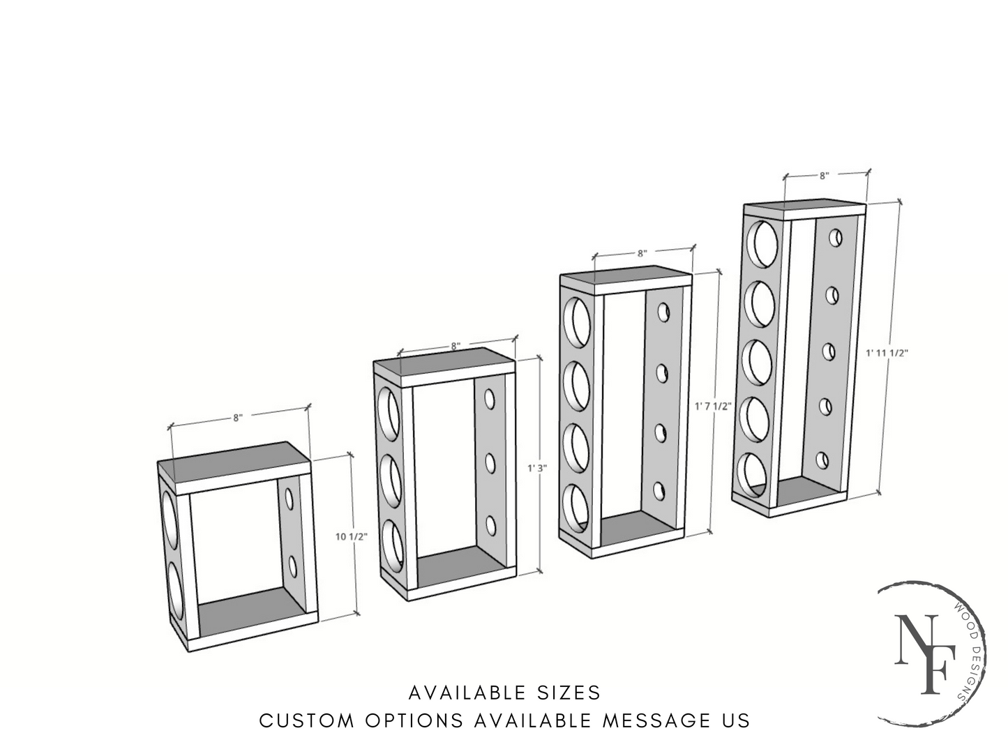 Wall Mounted or Counter Top Wine Rack