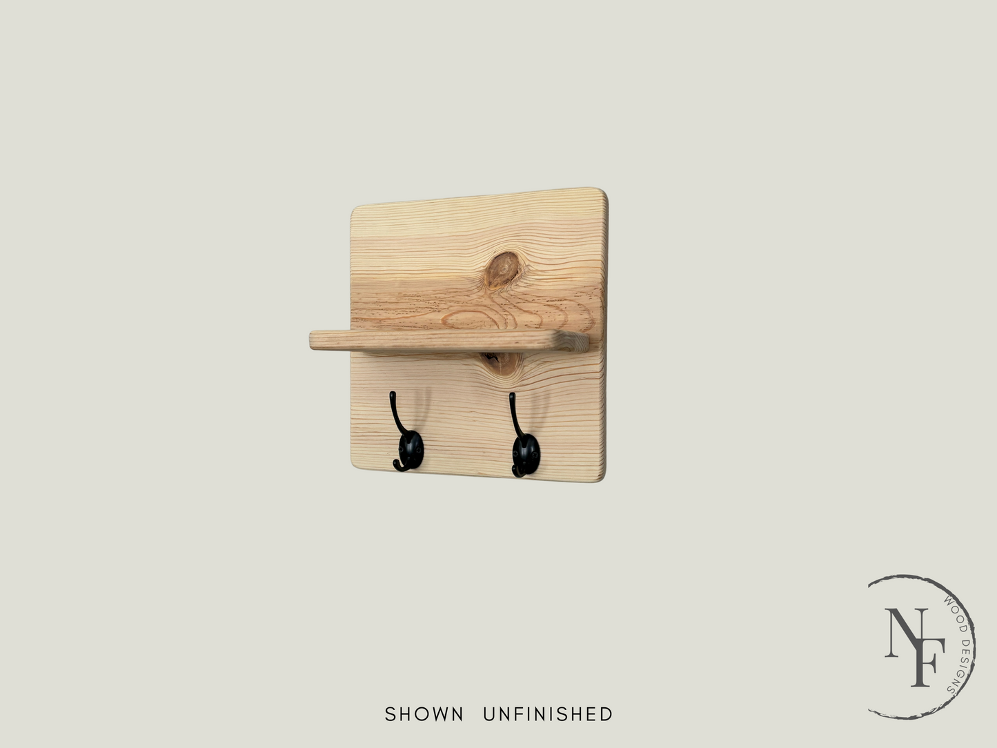 Shelve with Hooks