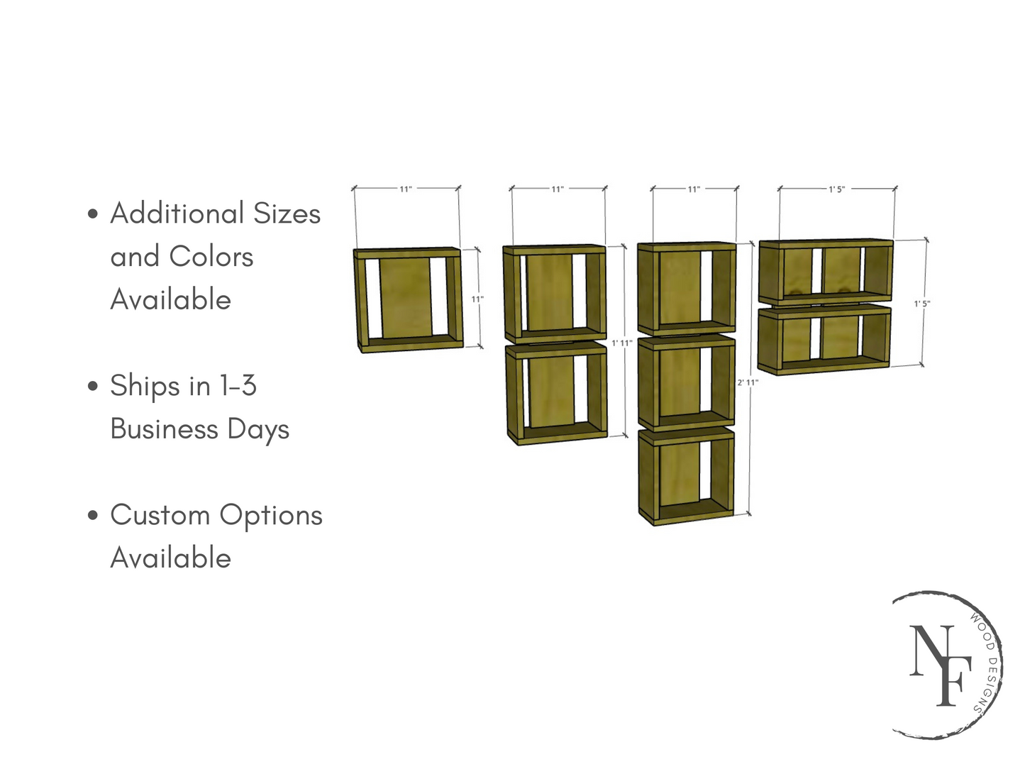 Farmhouse Square Shelving