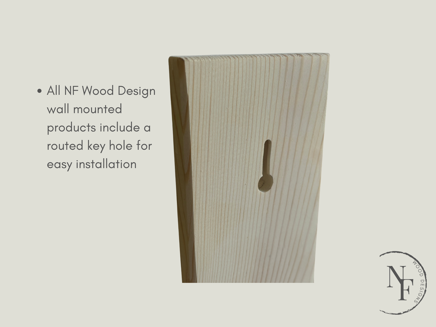 Handmade Wood Vertical Softball Display | Wall Mounted | 2-5 Balls | 8 Finishes | Custom Sizes