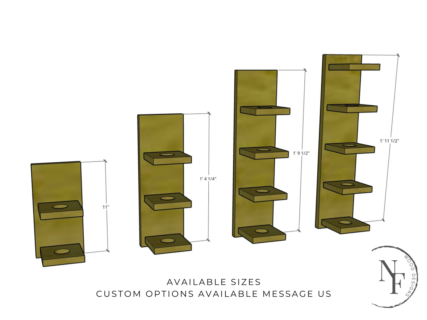Handmade Wood Vertical Softball Display | Wall Mounted | 2-5 Balls | 8 Finishes | Custom Sizes